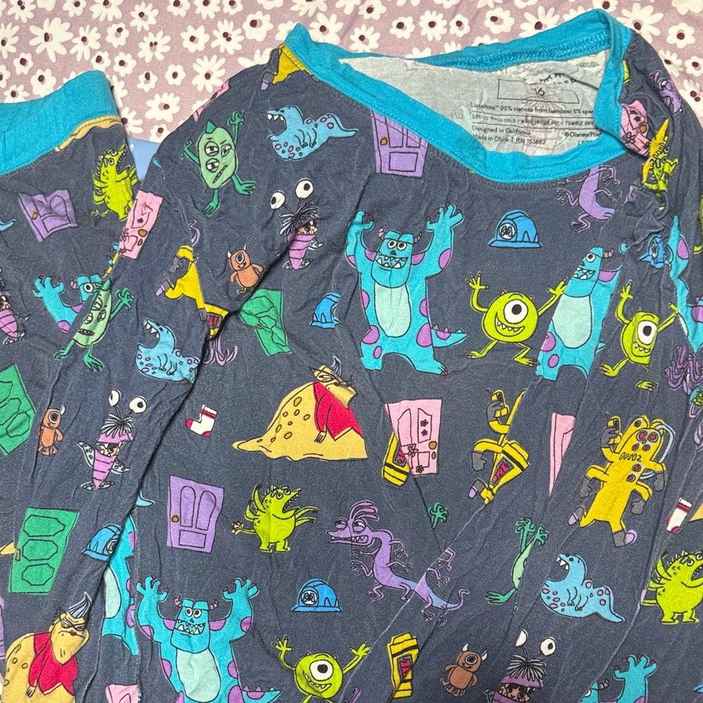 Little Sleepies Monsters INC Print Kids Pajamas